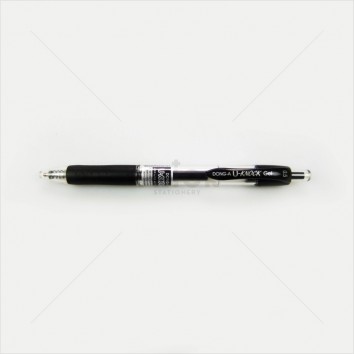 DONG-A ปากกาเจล กด 0.5 U-knock <1/12> สีดำ